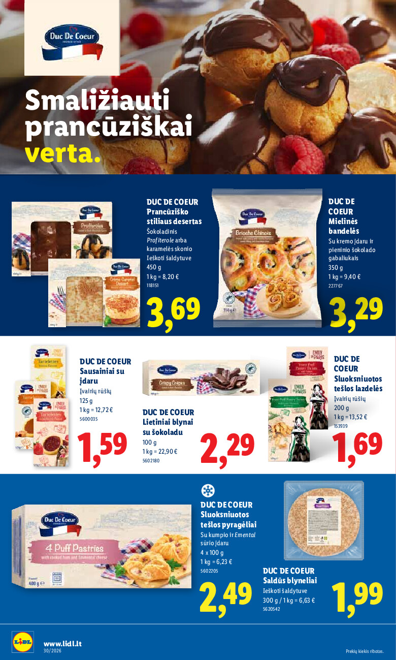 lidl - MAISTO PREKIŲ PASIŪLYMAI (2026-07-20 - 2026-07-26) - page: 32