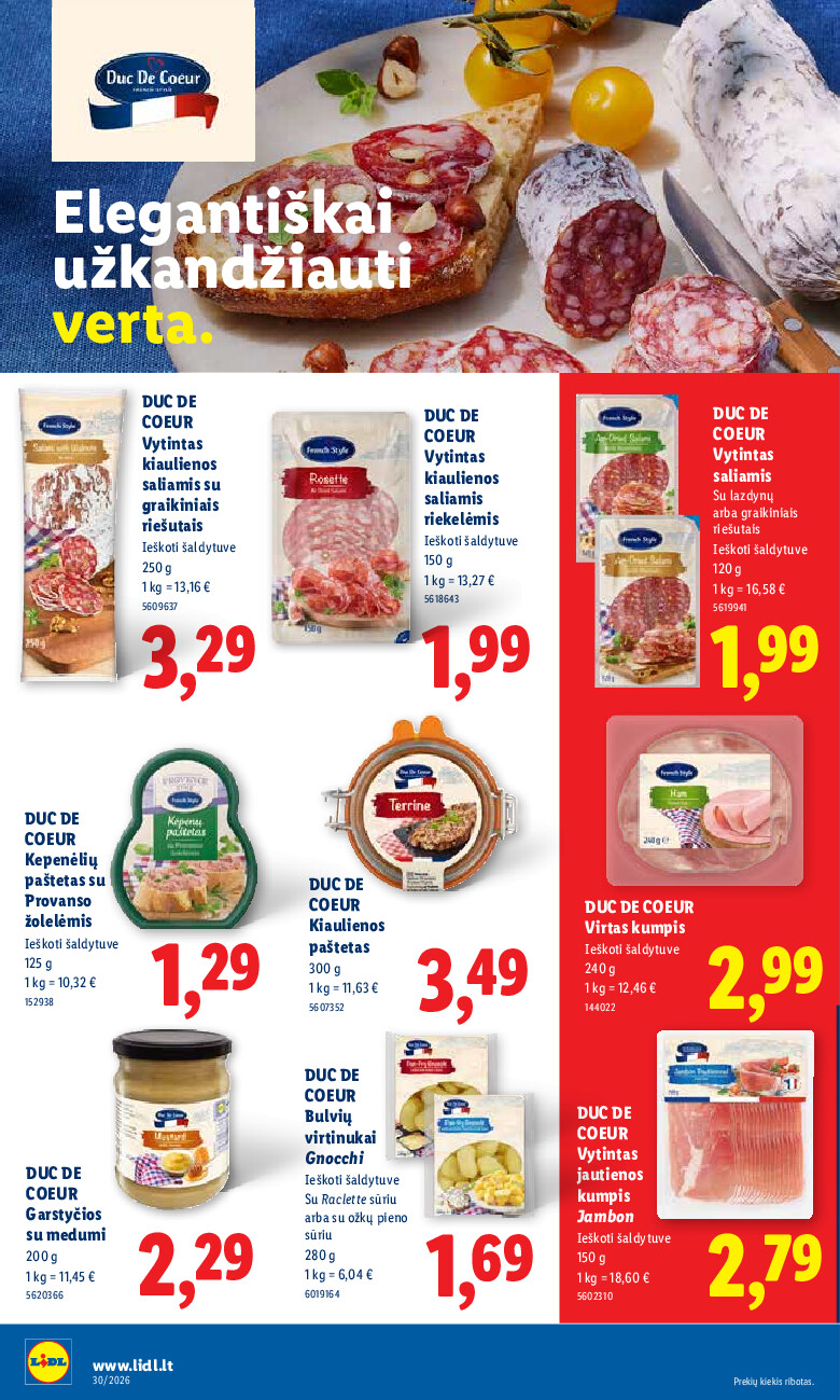 lidl - MAISTO PREKIŲ PASIŪLYMAI (2026-07-20 - 2026-07-26) - page: 34