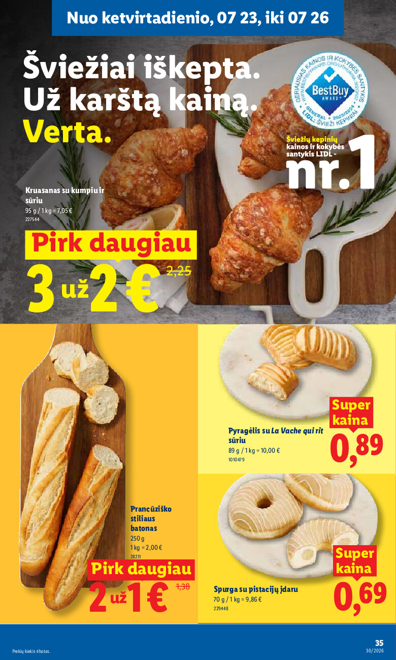 lidl - MAISTO PREKIŲ PASIŪLYMAI (2026-07-20 - 2026-07-26) - page: 41
