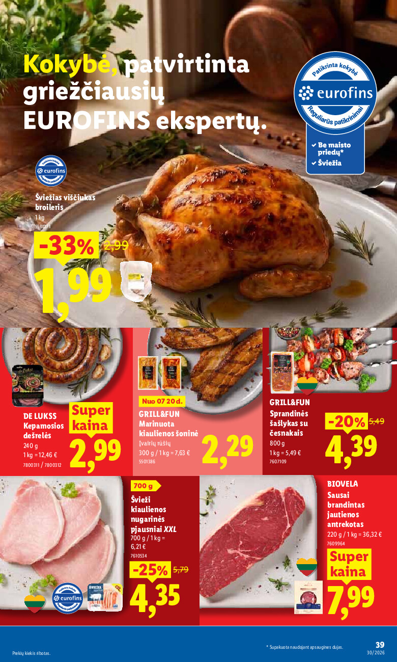 lidl - MAISTO PREKIŲ PASIŪLYMAI (2026-07-20 - 2026-07-26) - page: 45