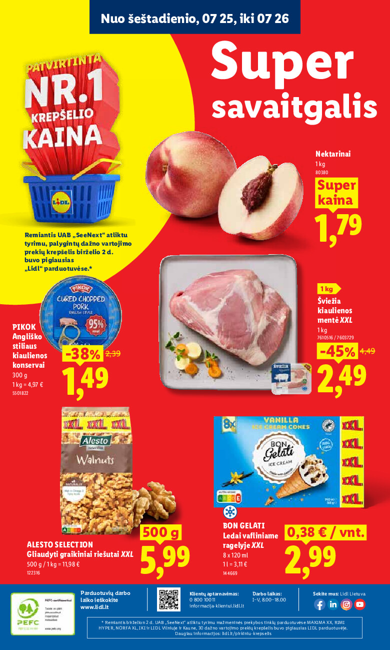 lidl - MAISTO PREKIŲ PASIŪLYMAI (2026-07-20 - 2026-07-26) - page: 46