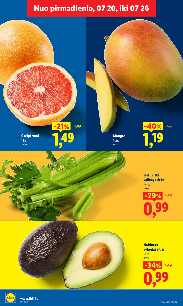 lidl - MAISTO PREKIŲ PASIŪLYMAI (2026-07-20 - 2026-07-26) - page: 6