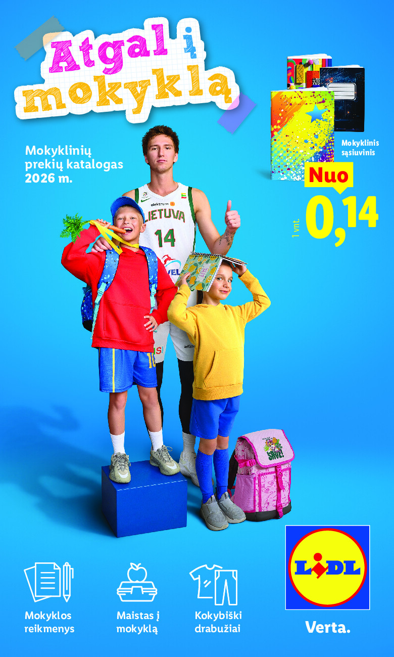 lidl - Atgal į mokyklą (2026-07-20 - 2026-09-06)