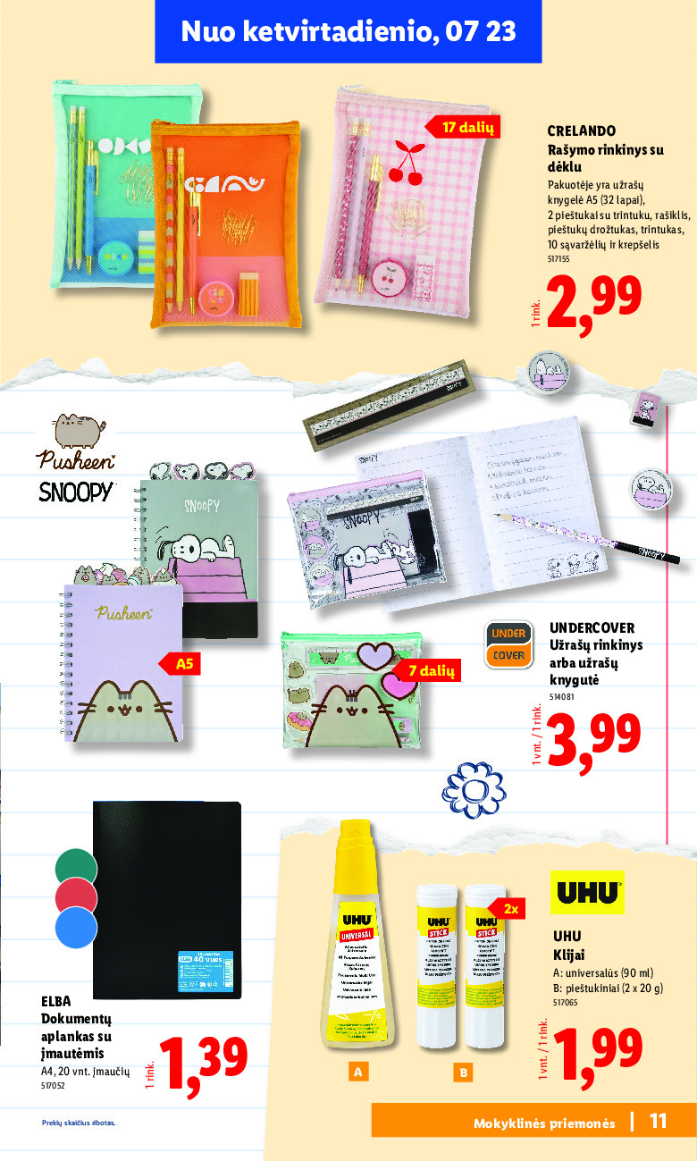 lidl - Atgal į mokyklą (2026-07-20 - 2026-09-06) - page: 11