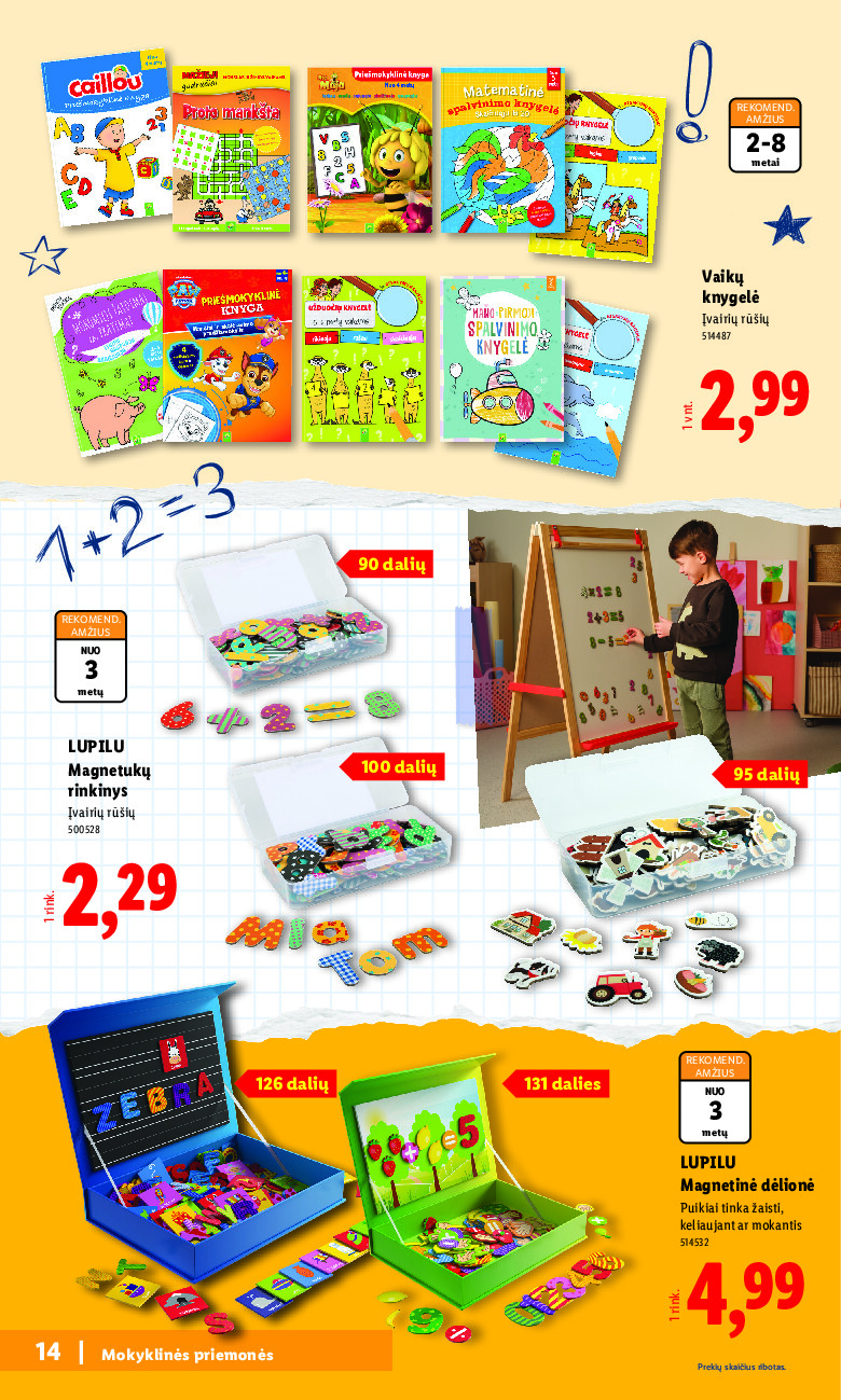lidl - Atgal į mokyklą (2026-07-20 - 2026-09-06) - page: 14