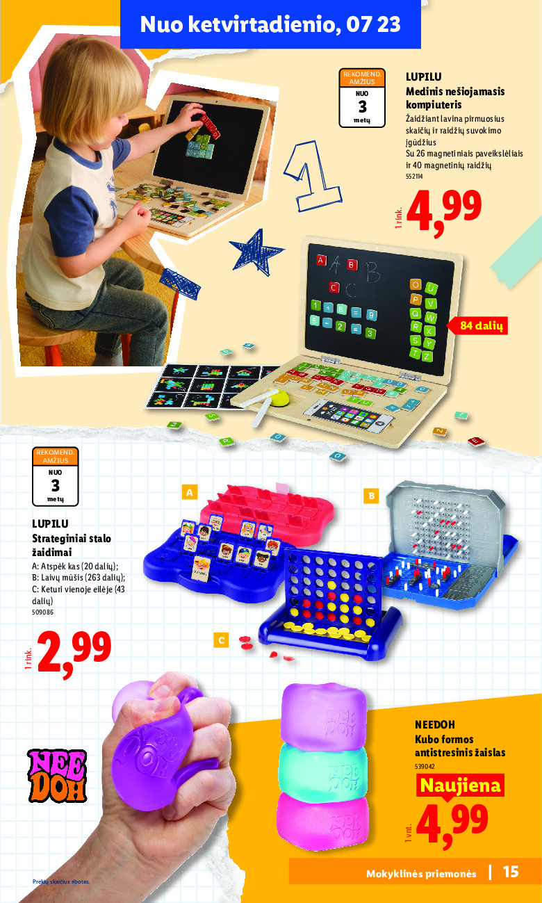 lidl - Atgal į mokyklą (2026-07-20 - 2026-09-06) - page: 15