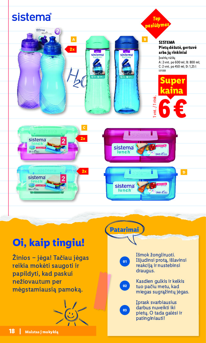 lidl - Atgal į mokyklą (2026-07-20 - 2026-09-06) - page: 18