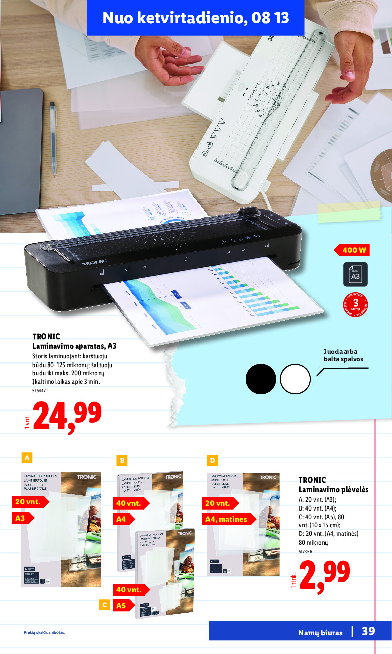 lidl - Atgal į mokyklą (2026-07-20 - 2026-09-06) - page: 39