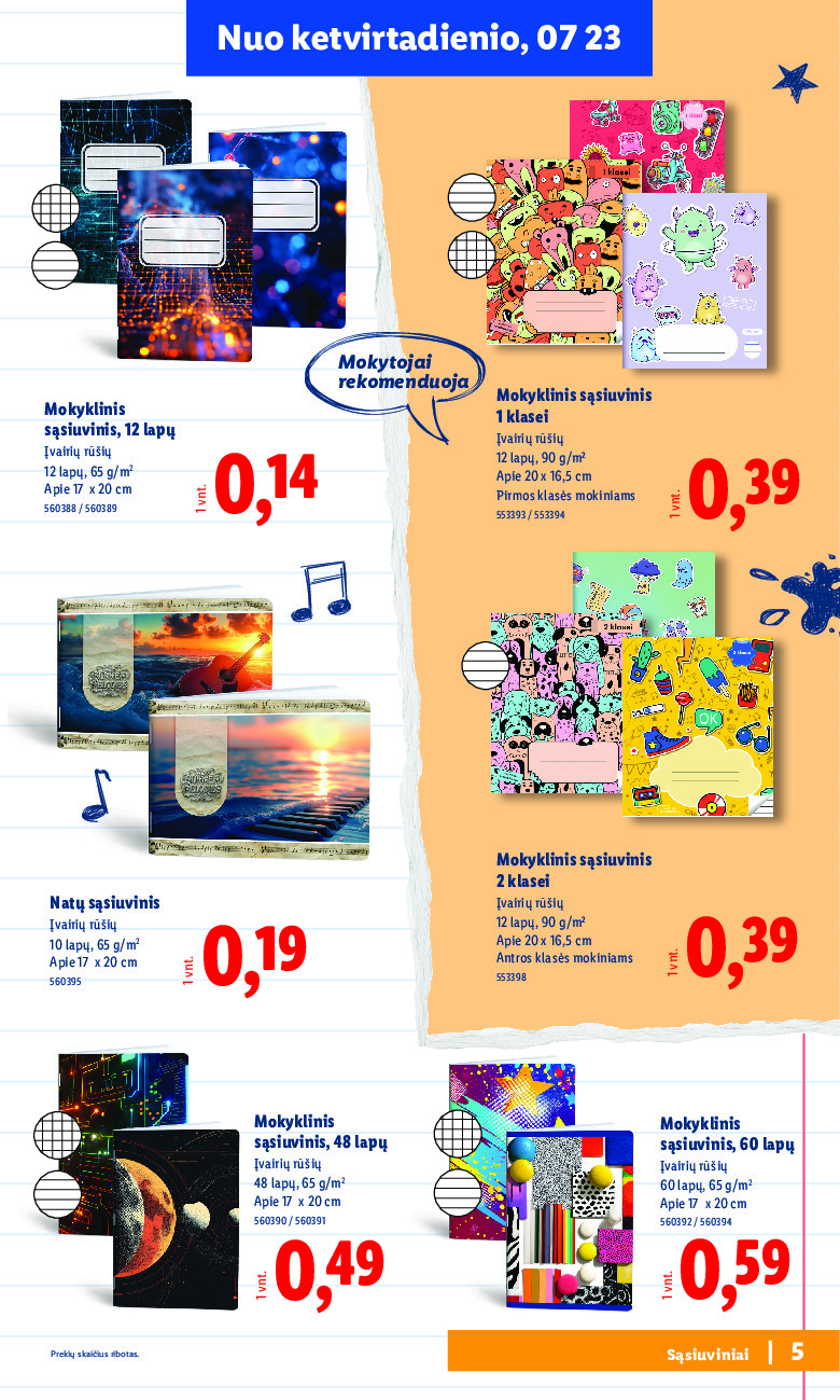 lidl - Atgal į mokyklą (2026-07-20 - 2026-09-06) - page: 5