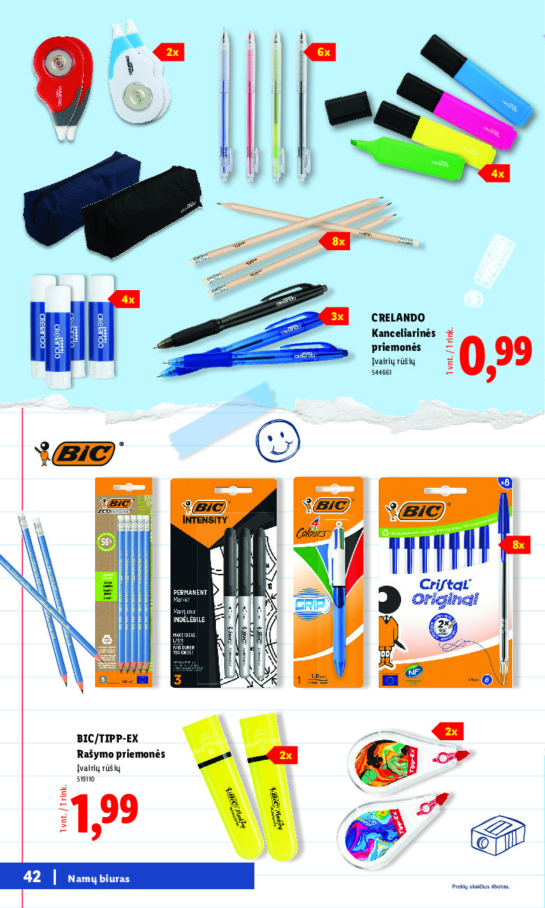 lidl - Atgal į mokyklą (2026-07-20 - 2026-09-06) - page: 42