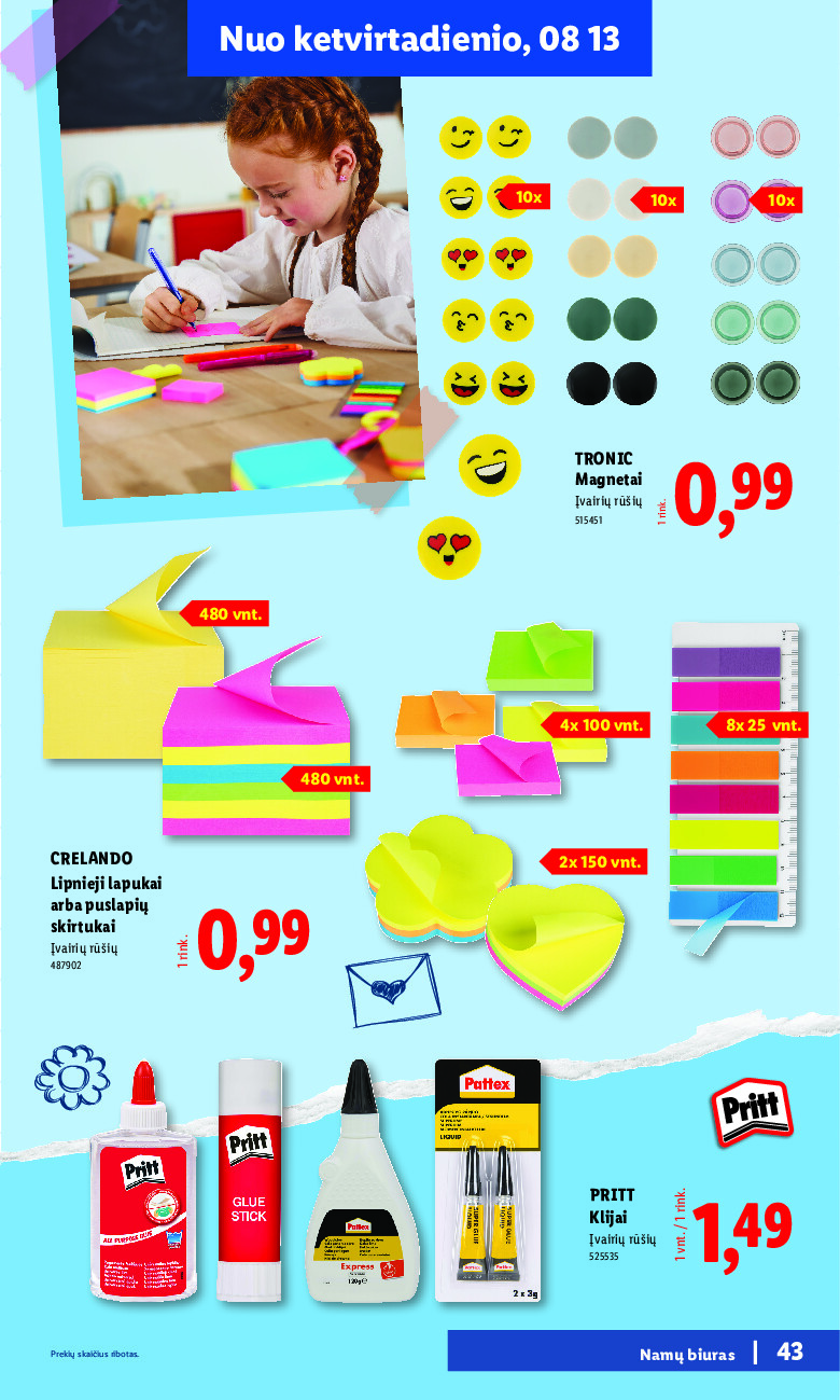 lidl - Atgal į mokyklą (2026-07-20 - 2026-09-06) - page: 43
