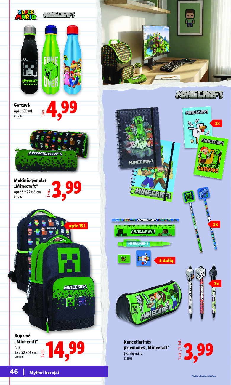 lidl - Atgal į mokyklą (2026-07-20 - 2026-09-06) - page: 46