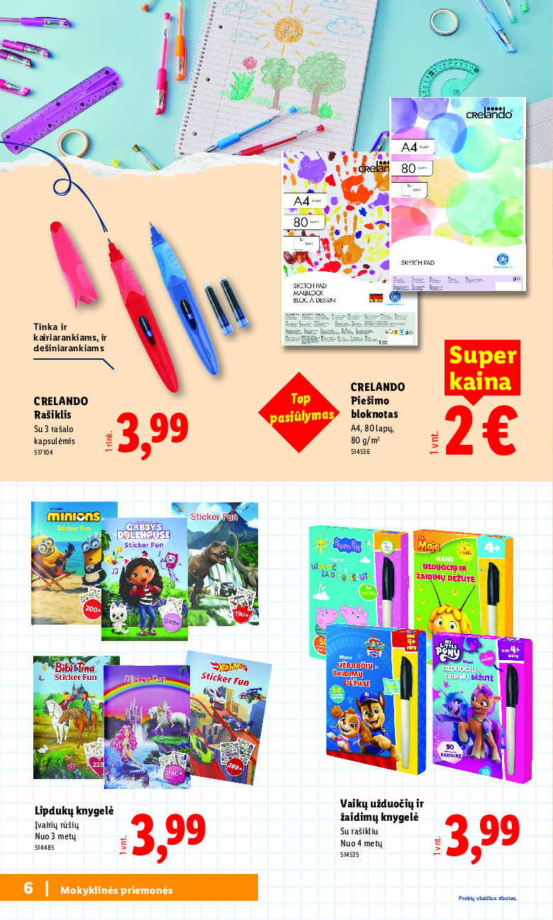 lidl - Atgal į mokyklą (2026-07-20 - 2026-09-06) - page: 6