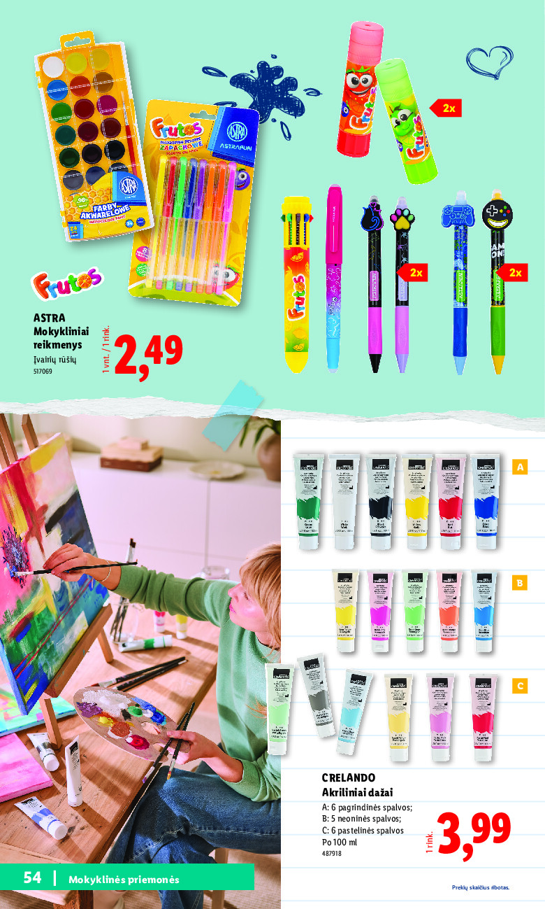 lidl - Atgal į mokyklą (2026-07-20 - 2026-09-06) - page: 54