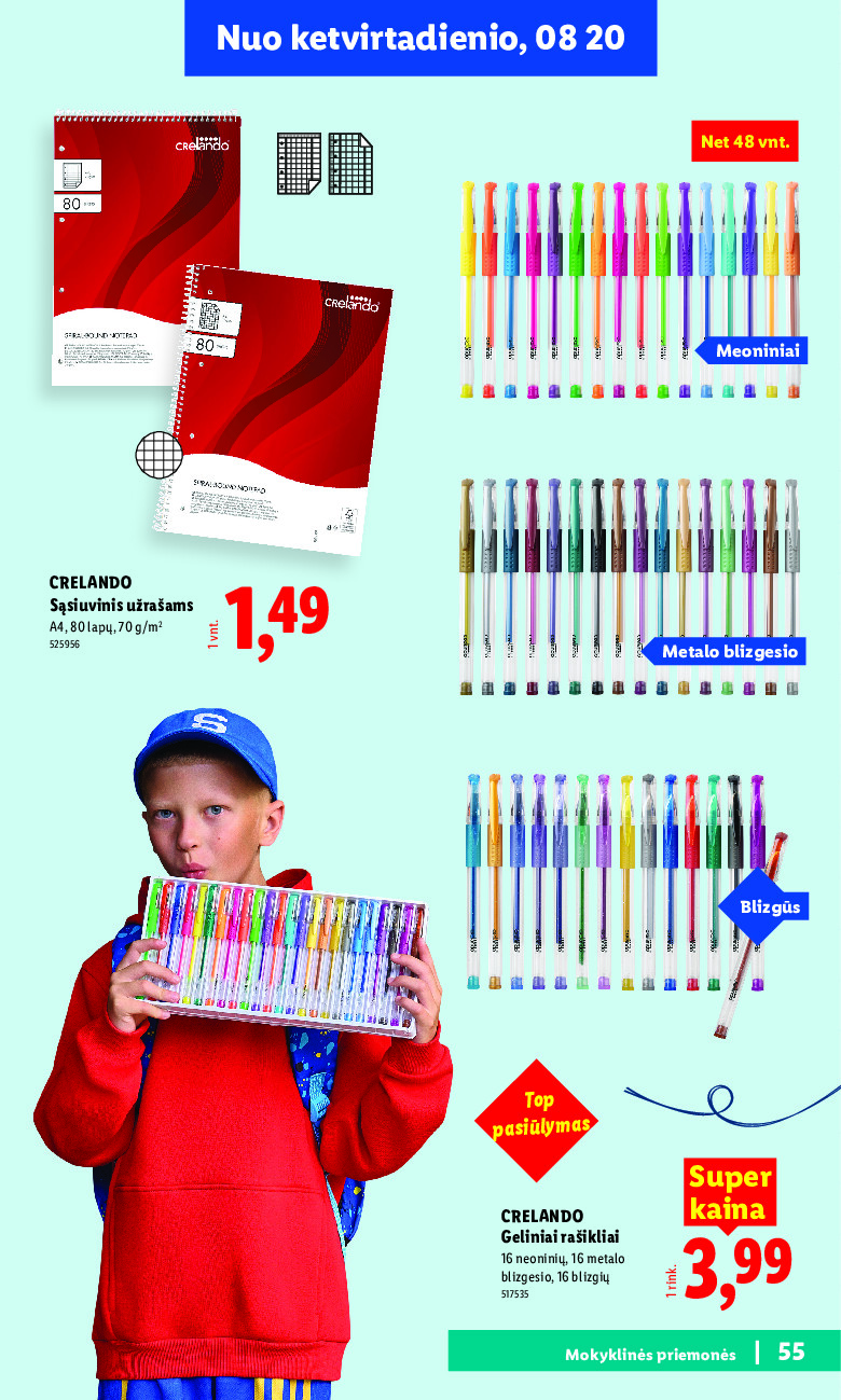 lidl - Atgal į mokyklą (2026-07-20 - 2026-09-06) - page: 55