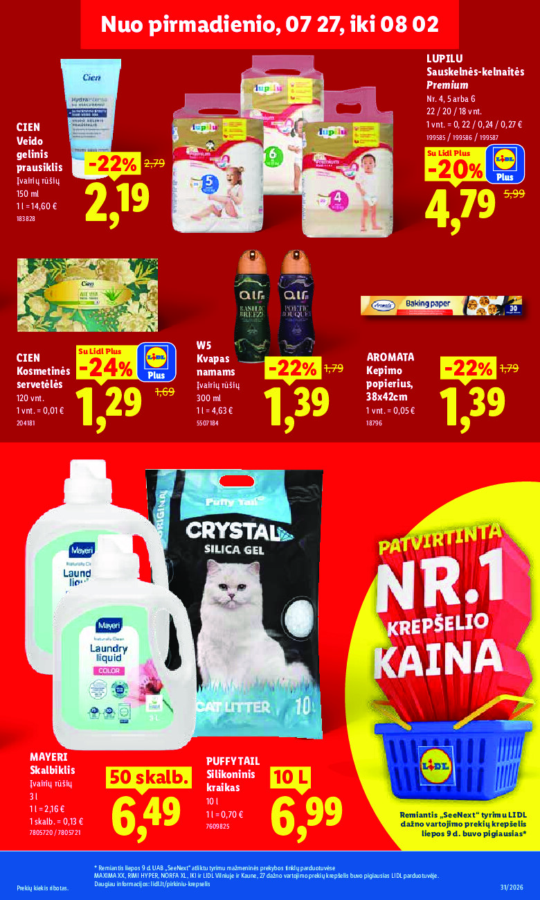 lidl - MAISTO PREKIŲ PASIŪLYMAI (2026-07-27 - 2026-08-02) - page: 25