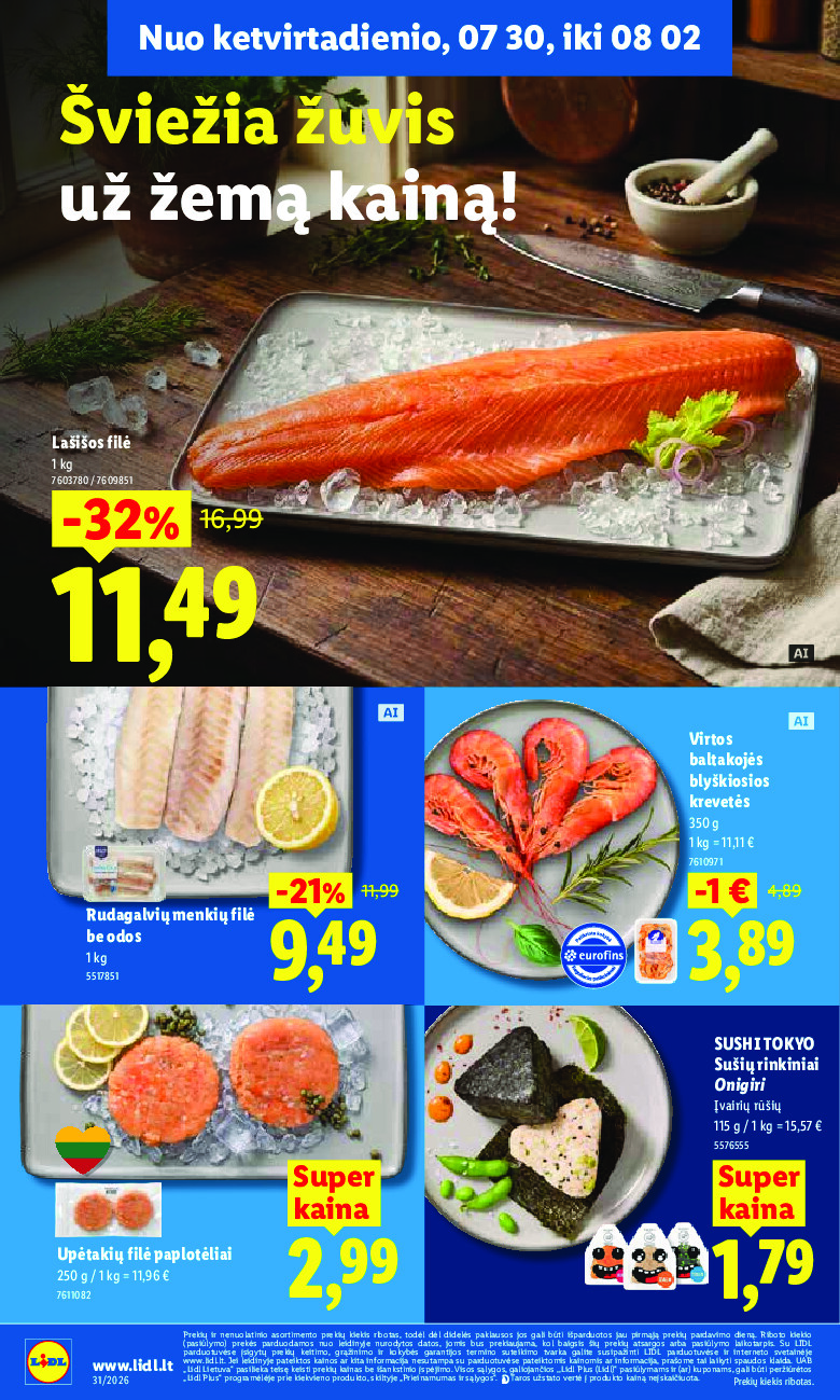 lidl - MAISTO PREKIŲ PASIŪLYMAI (2026-07-27 - 2026-08-02) - page: 40