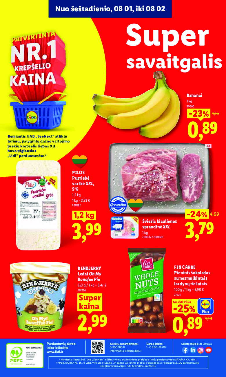 lidl - MAISTO PREKIŲ PASIŪLYMAI (2026-07-27 - 2026-08-02) - page: 42