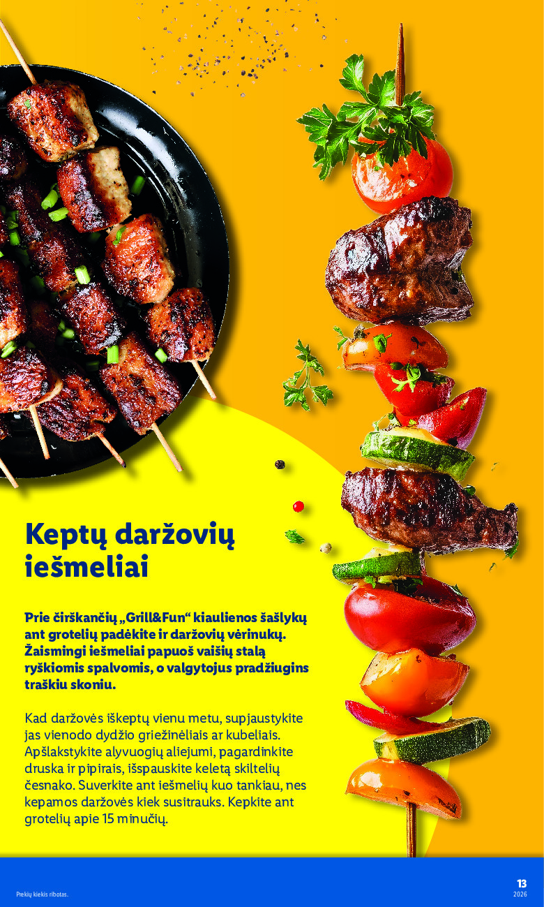 lidl - Grilio katalogas (2026-04-06 - 2026-08-31) - page: 13
