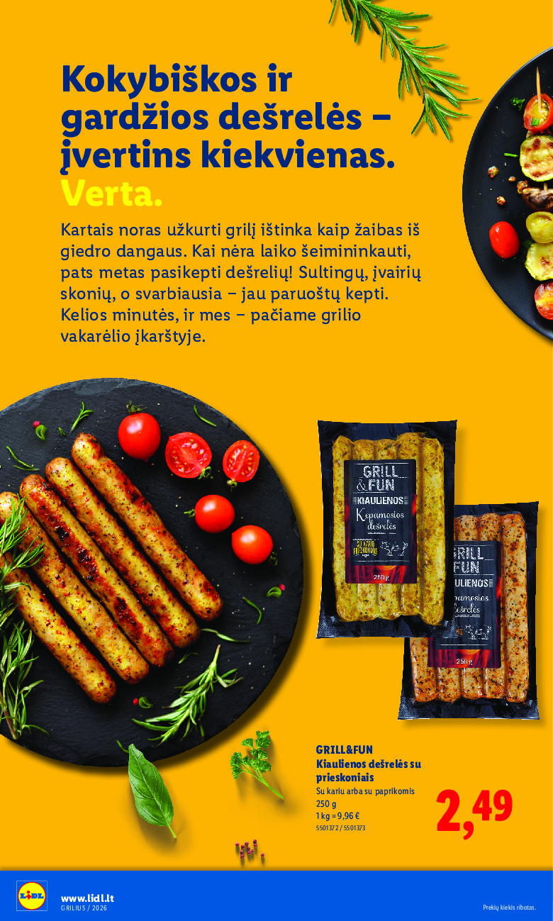 lidl - Grilio katalogas (2026-04-06 - 2026-08-31) - page: 18