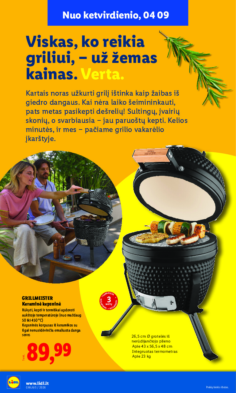 lidl - Grilio katalogas (2026-04-06 - 2026-08-31) - page: 26