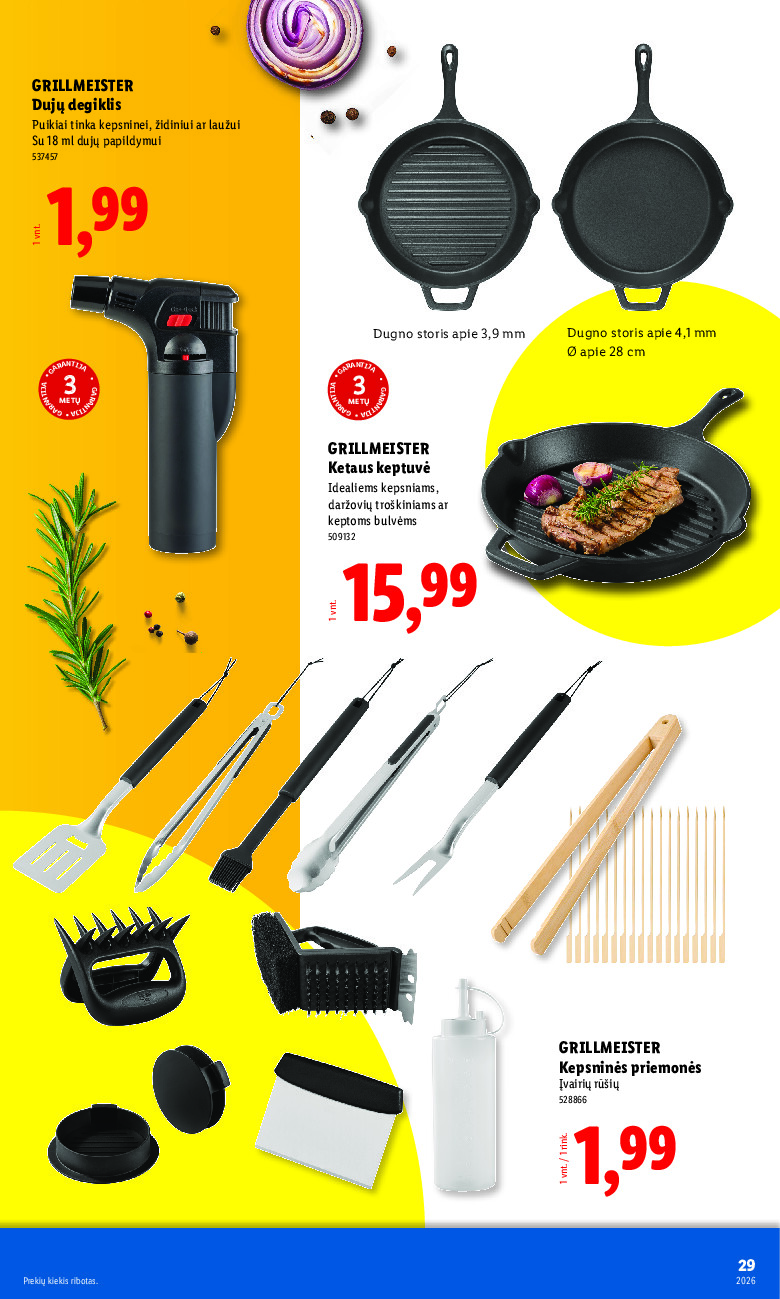 lidl - Grilio katalogas (2026-04-06 - 2026-08-31) - page: 29