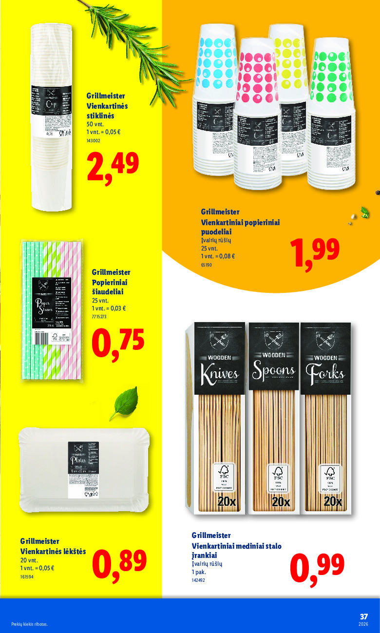 lidl - Grilio katalogas (2026-04-06 - 2026-08-31) - page: 37