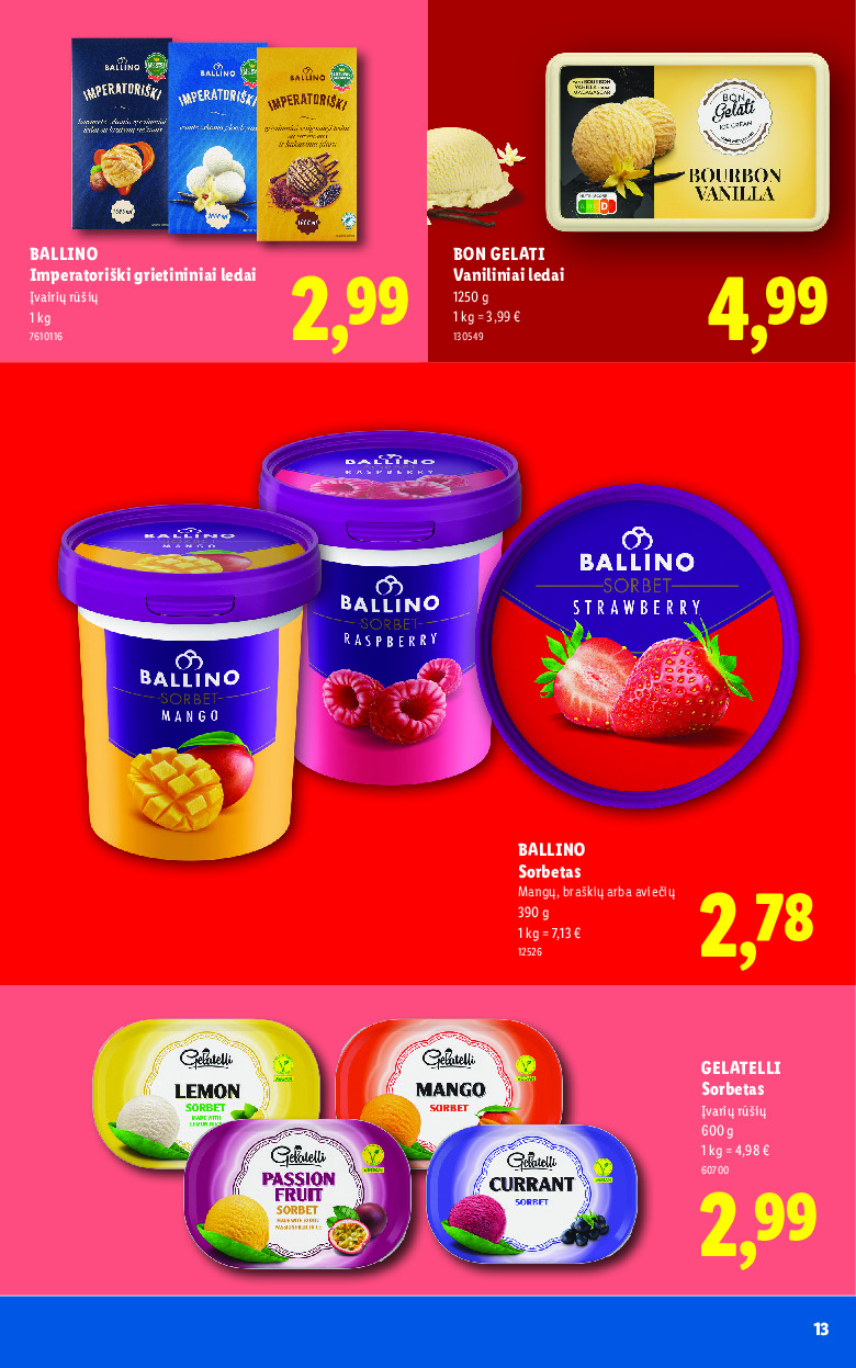 lidl - Daugiau ledų. Daugiau vasaros. (2026-06-08 - 2026-07-31) - page: 13