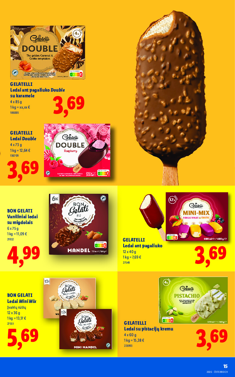 lidl - Daugiau ledų. Daugiau vasaros. (2026-06-08 - 2026-07-31) - page: 15