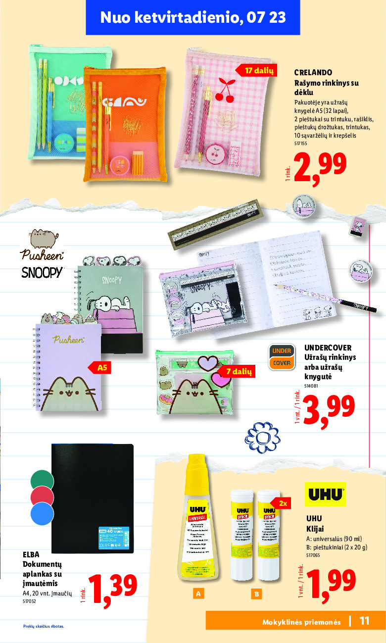 lidl - Atgal į mokyklą (2026-07-20 - 2026-09-06) - page: 11