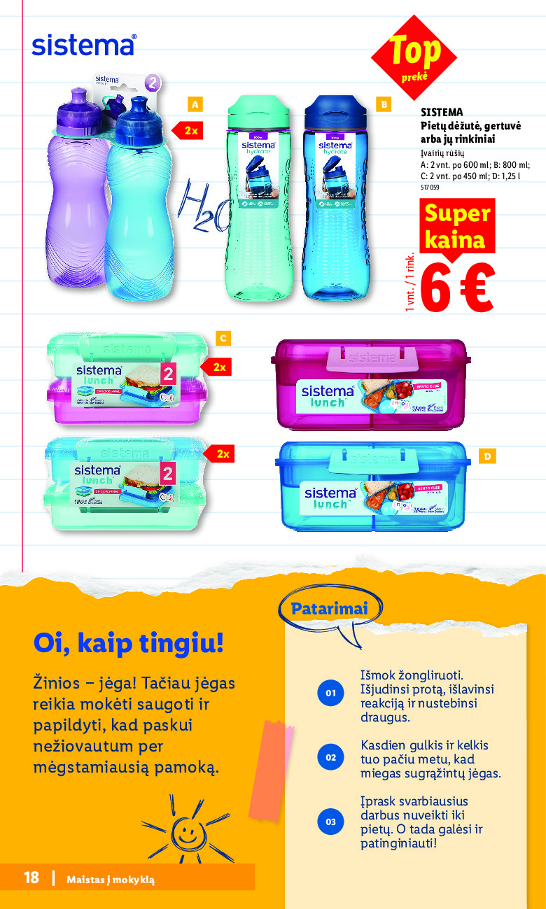 lidl - Atgal į mokyklą (2026-07-20 - 2026-09-06) - page: 18