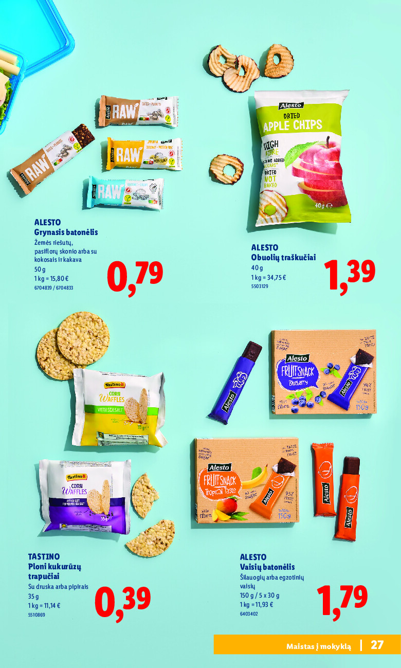 lidl - Atgal į mokyklą (2026-07-20 - 2026-09-06) - page: 27