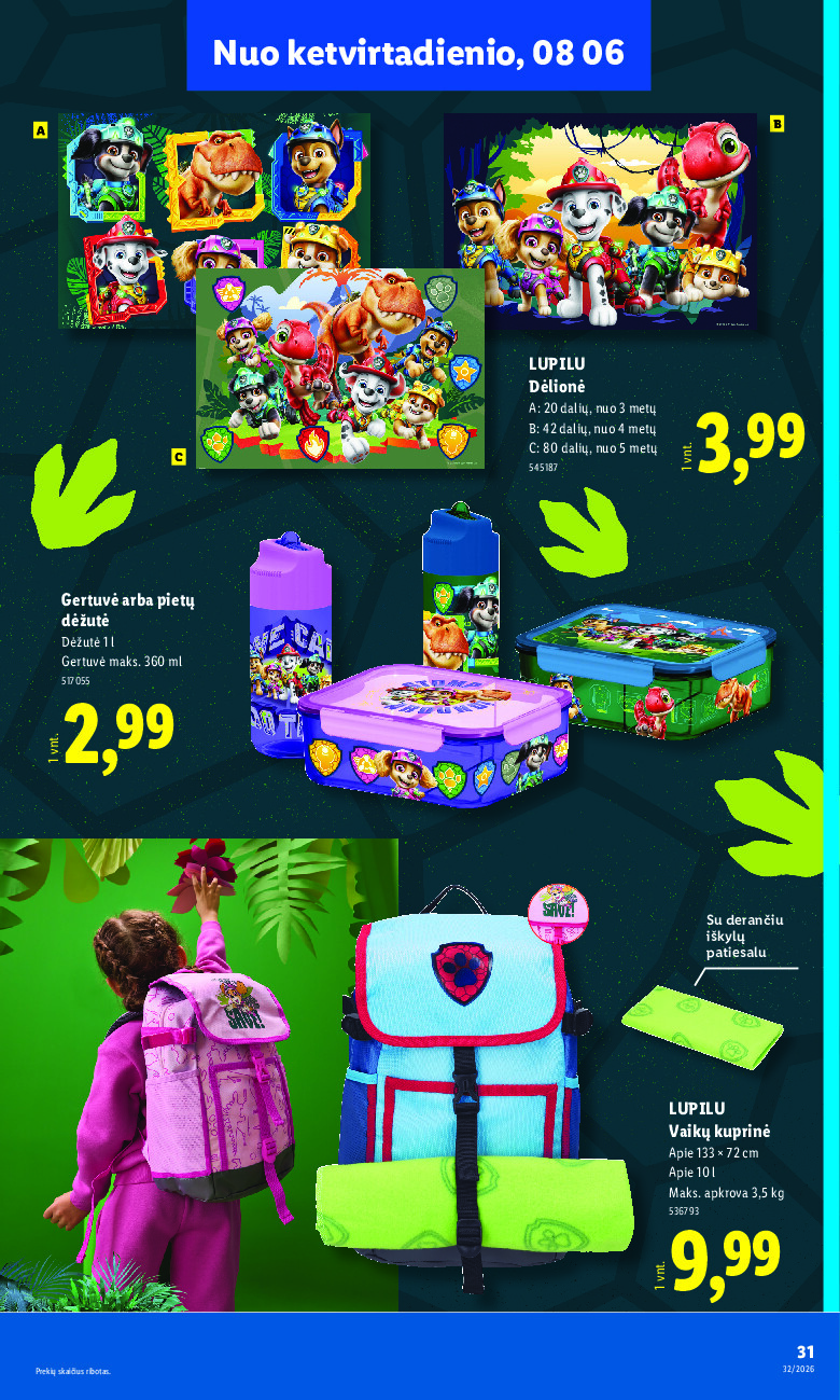 lidl - Atgal į mokyklą (2026-07-20 - 2026-09-06) - page: 31