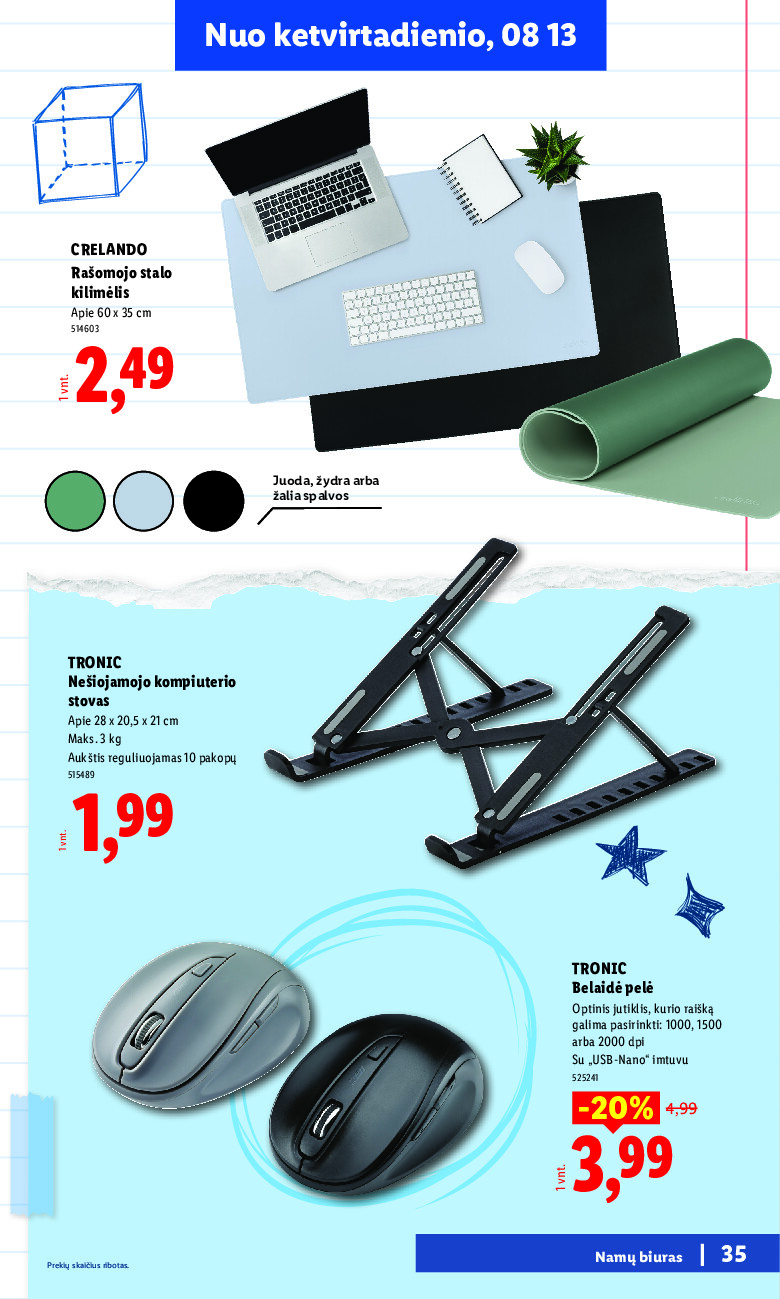 lidl - Atgal į mokyklą (2026-07-20 - 2026-09-06) - page: 35