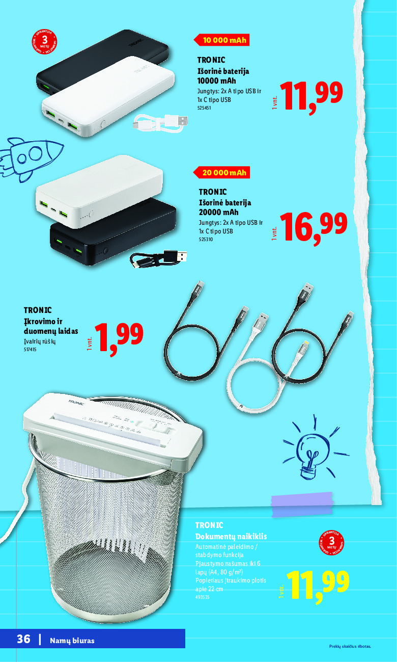 lidl - Atgal į mokyklą (2026-07-20 - 2026-09-06) - page: 36