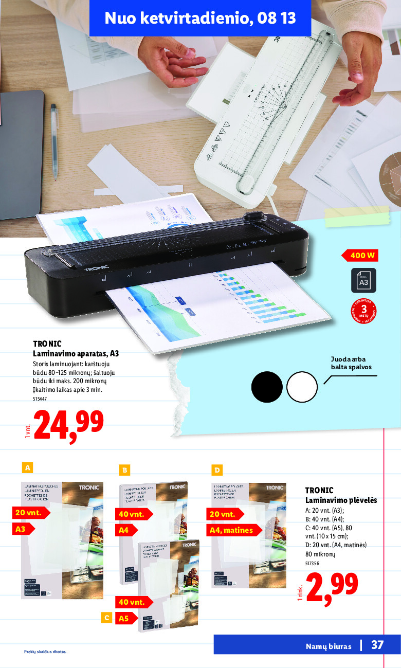 lidl - Atgal į mokyklą (2026-07-20 - 2026-09-06) - page: 37