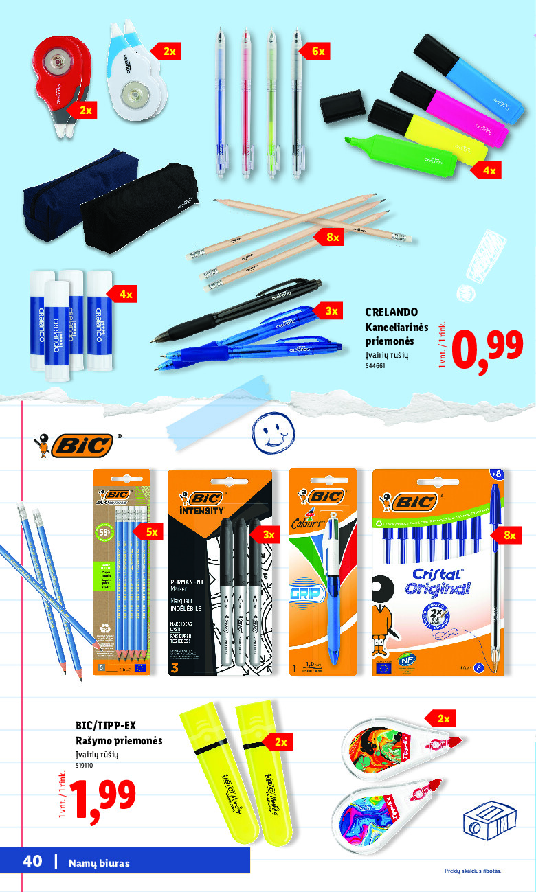 lidl - Atgal į mokyklą (2026-07-20 - 2026-09-06) - page: 40