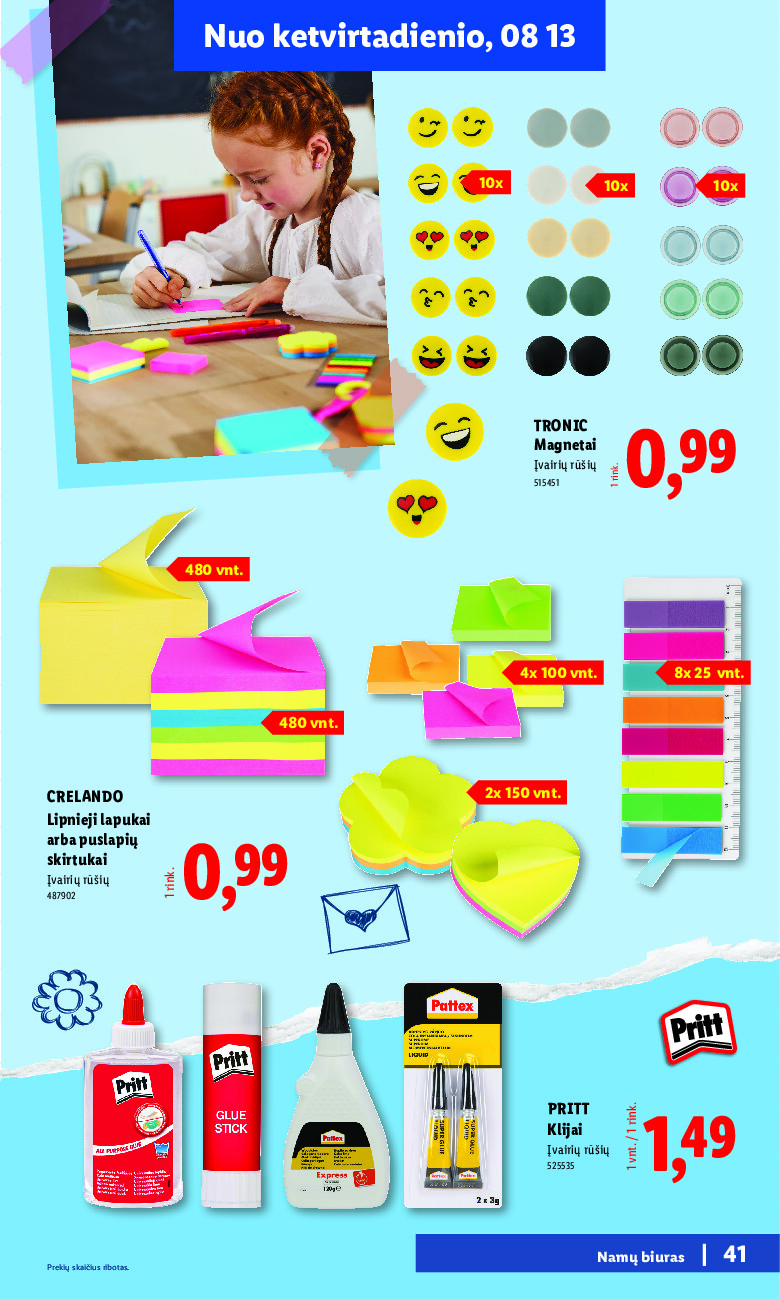 lidl - Atgal į mokyklą (2026-07-20 - 2026-09-06) - page: 41