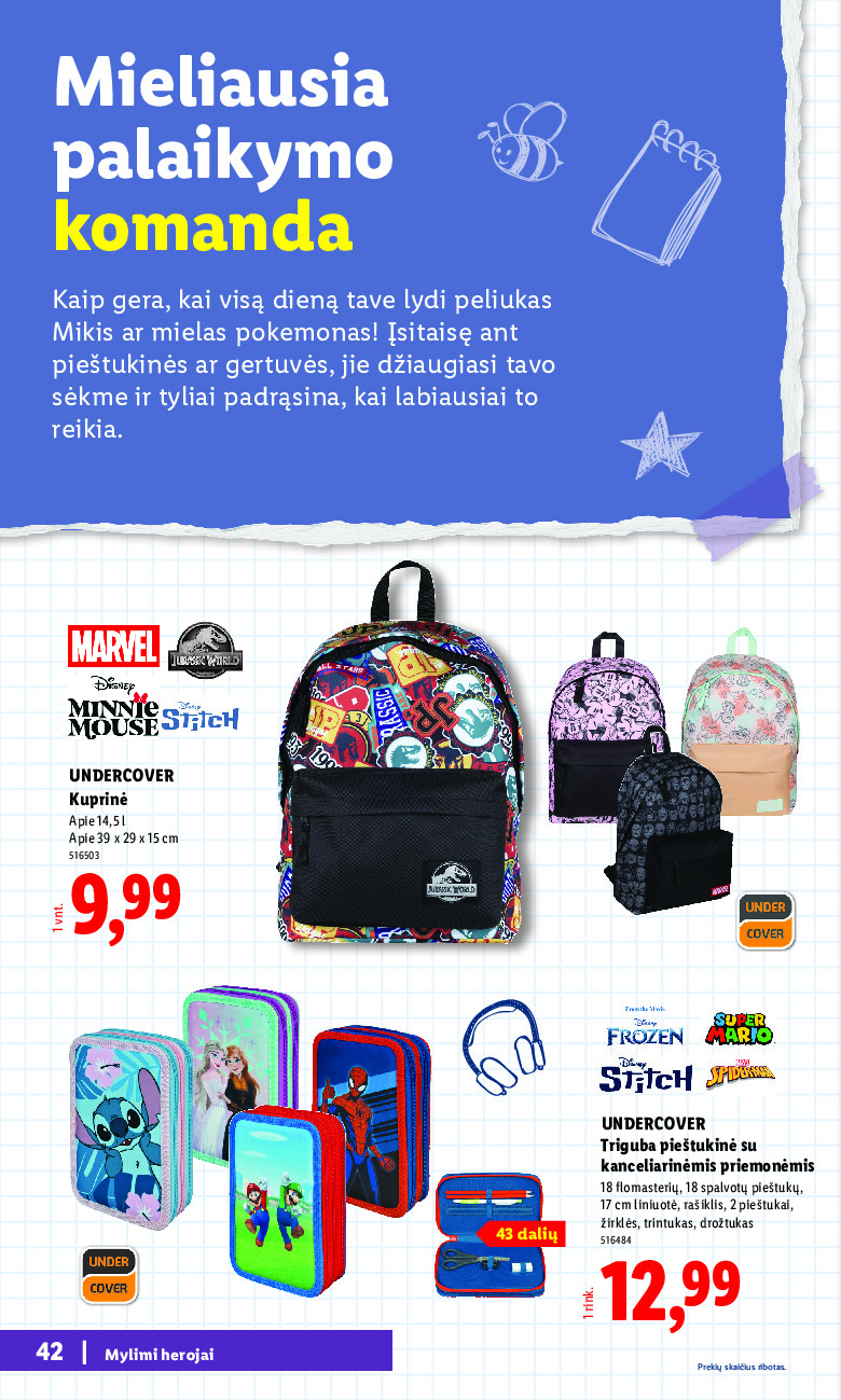 lidl - Atgal į mokyklą (2026-07-20 - 2026-09-06) - page: 42