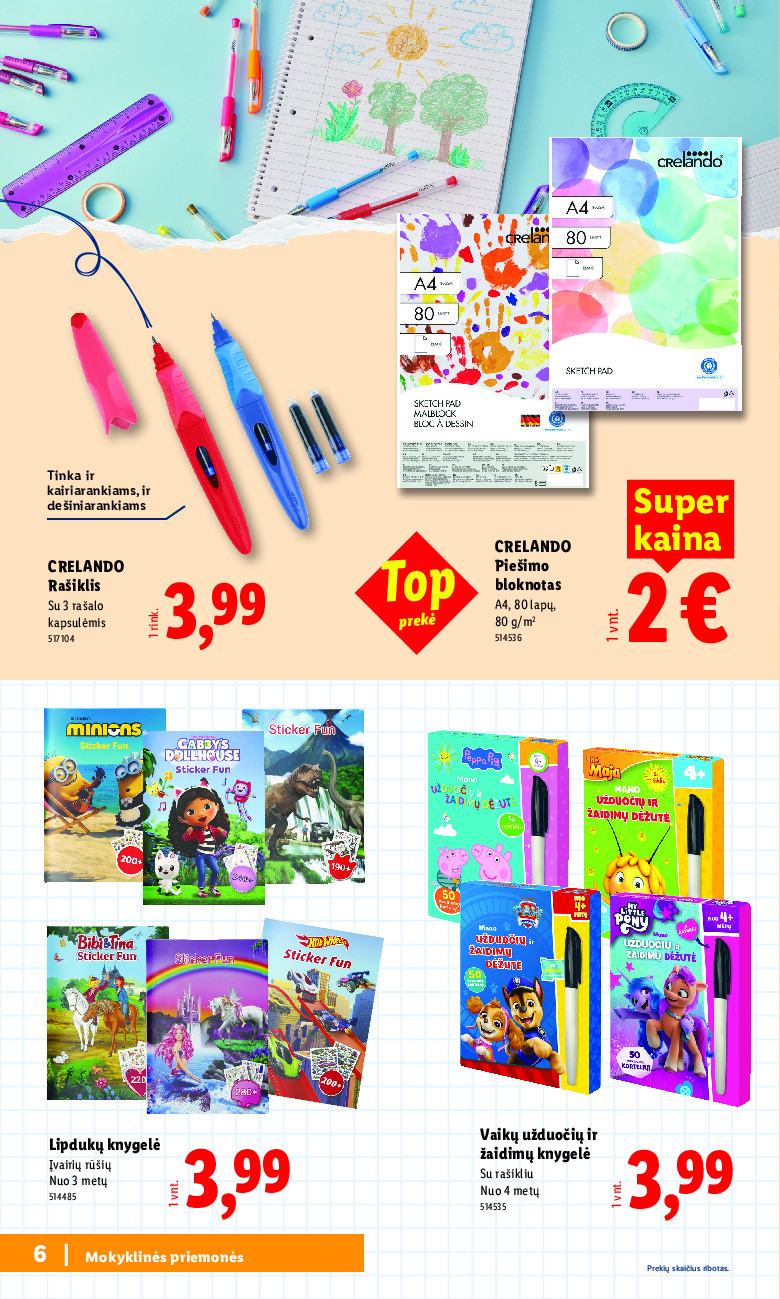lidl - Atgal į mokyklą (2026-07-20 - 2026-09-06) - page: 6