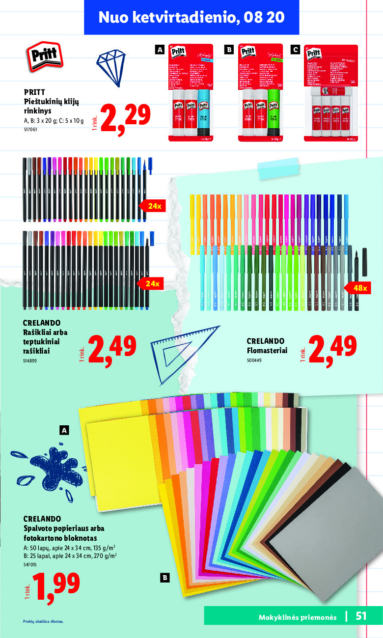 lidl - Atgal į mokyklą (2026-07-20 - 2026-09-06) - page: 51