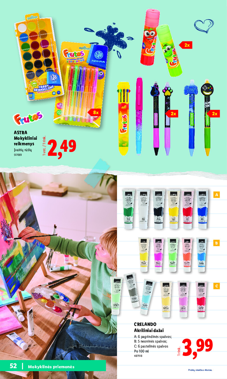 lidl - Atgal į mokyklą (2026-07-20 - 2026-09-06) - page: 52