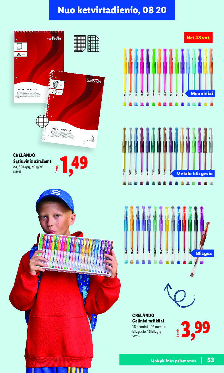 lidl - Atgal į mokyklą (2026-07-20 - 2026-09-06) - page: 53