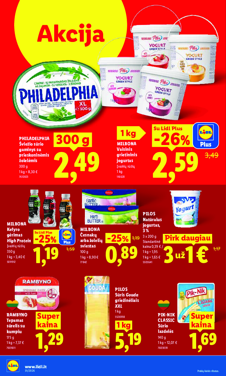 lidl - MAISTO PREKIŲ PASIŪLYMAI (2026-07-27 - 2026-08-02) - page: 18