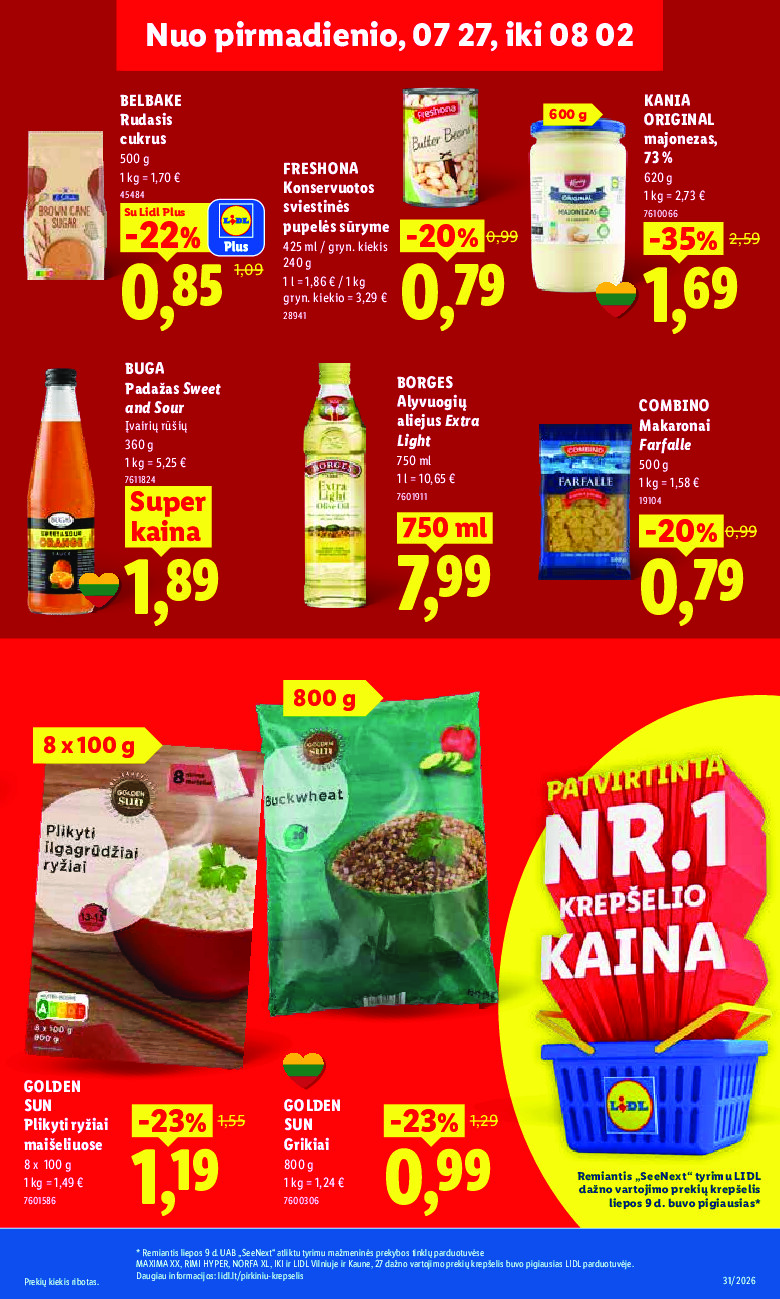 lidl - MAISTO PREKIŲ PASIŪLYMAI (2026-07-27 - 2026-08-02) - page: 21