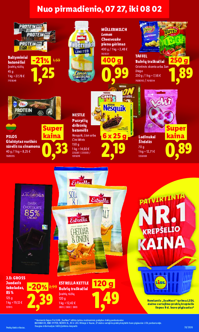lidl - MAISTO PREKIŲ PASIŪLYMAI (2026-07-27 - 2026-08-02) - page: 23