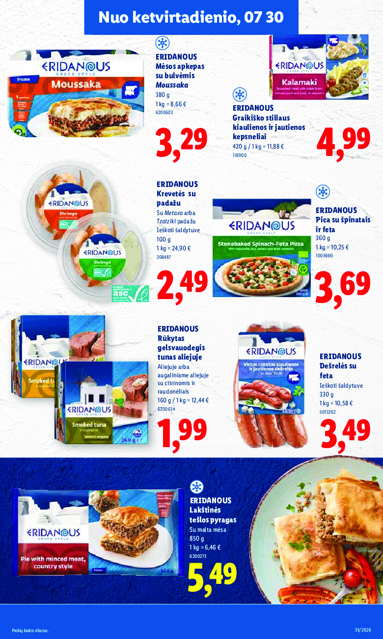 lidl - MAISTO PREKIŲ PASIŪLYMAI (2026-07-27 - 2026-08-02) - page: 27