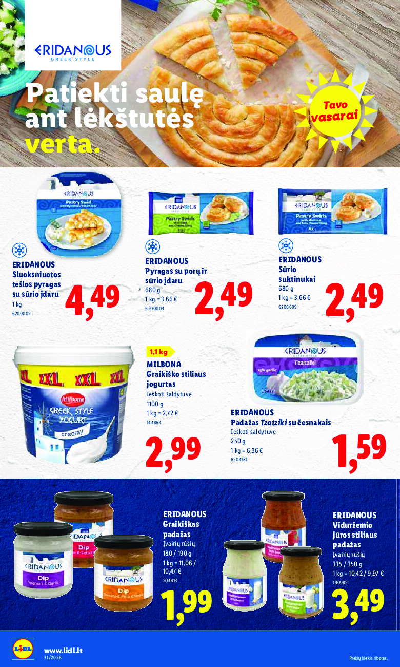 lidl - MAISTO PREKIŲ PASIŪLYMAI (2026-07-27 - 2026-08-02) - page: 28