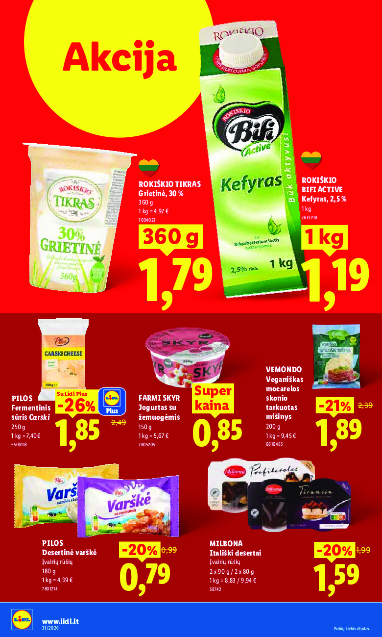 lidl - MAISTO PREKIŲ PASIŪLYMAI (2026-07-27 - 2026-08-02) - page: 34