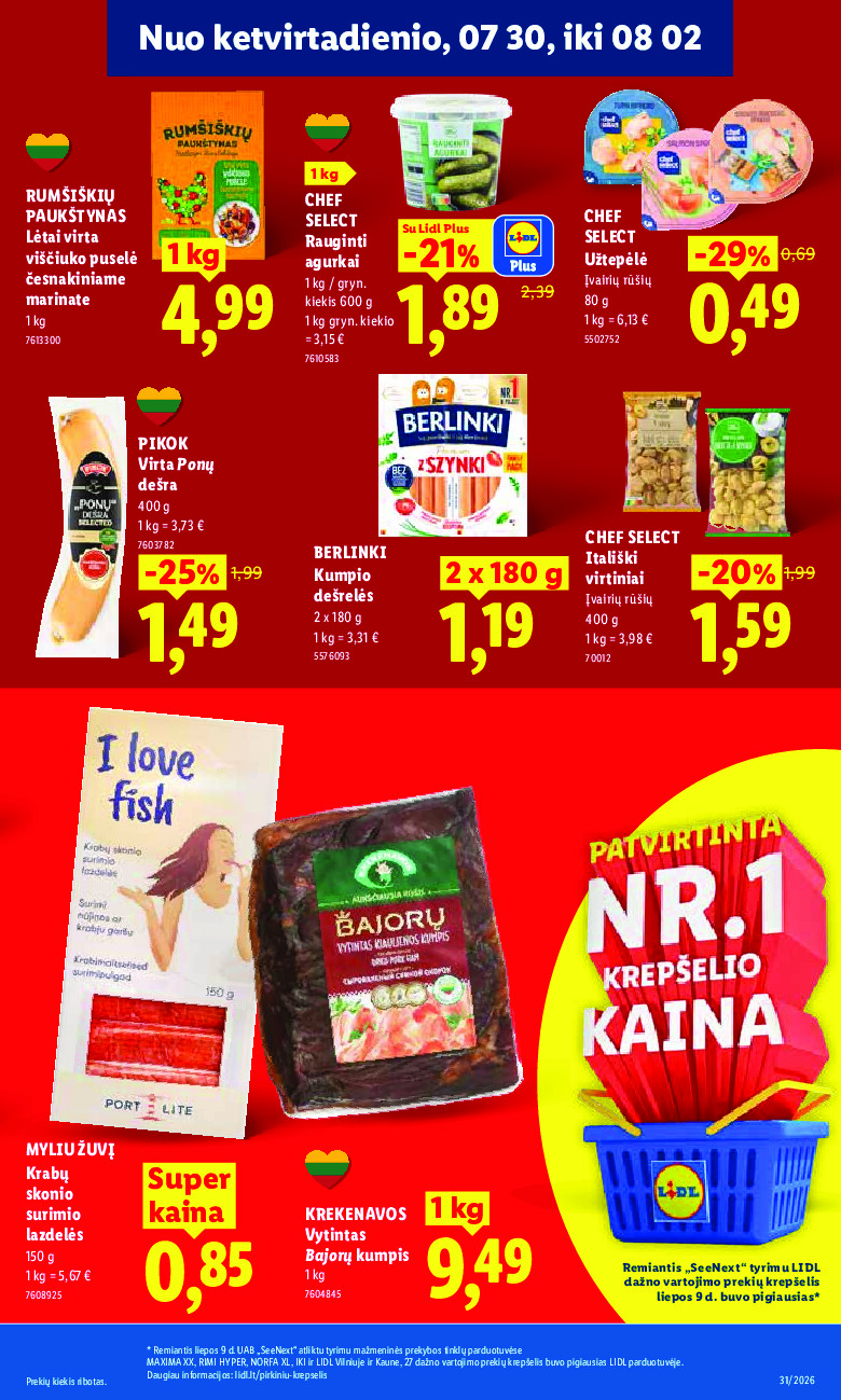 lidl - MAISTO PREKIŲ PASIŪLYMAI (2026-07-27 - 2026-08-02) - page: 35
